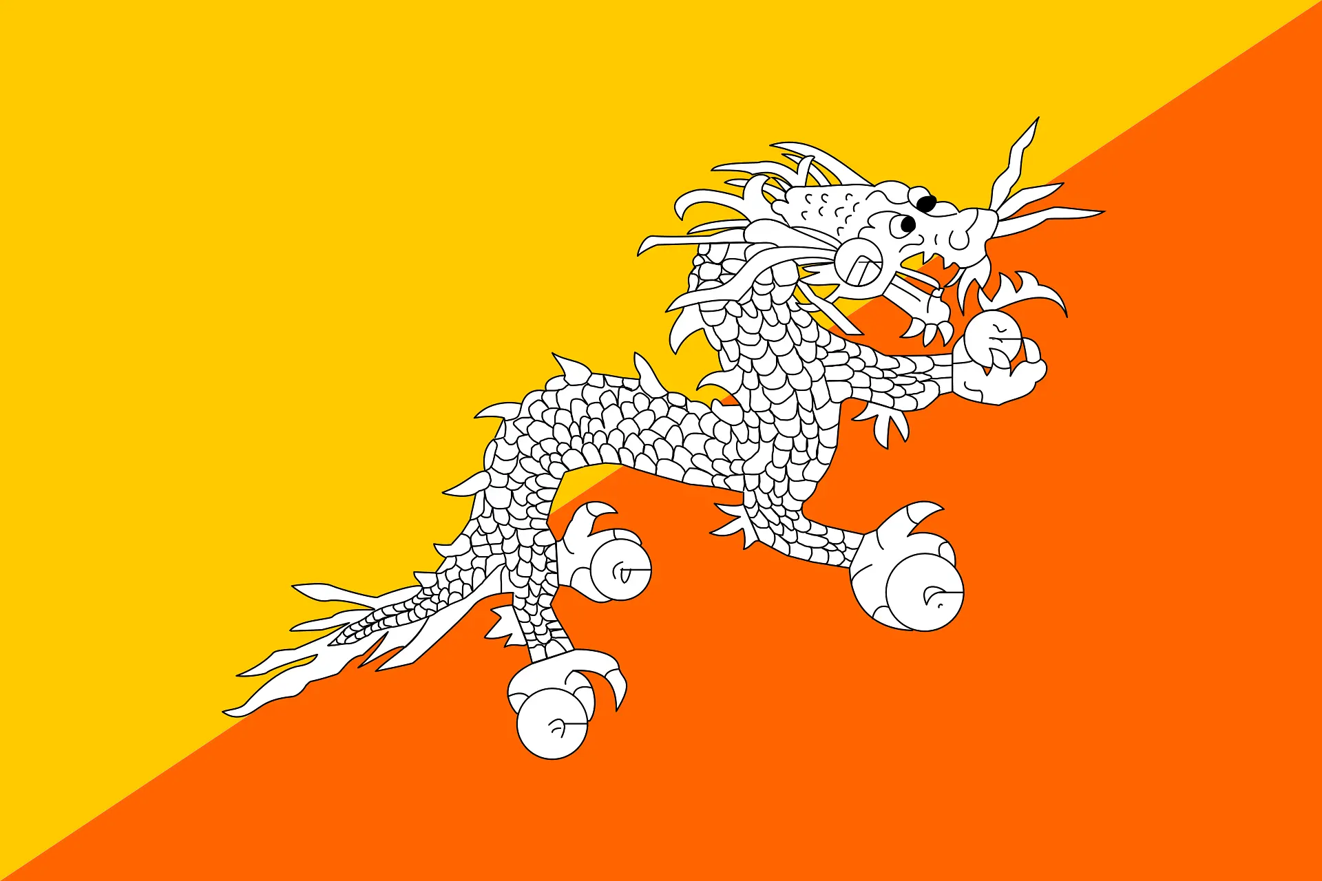 不丹国旗——不丹比特币与加密货币法规