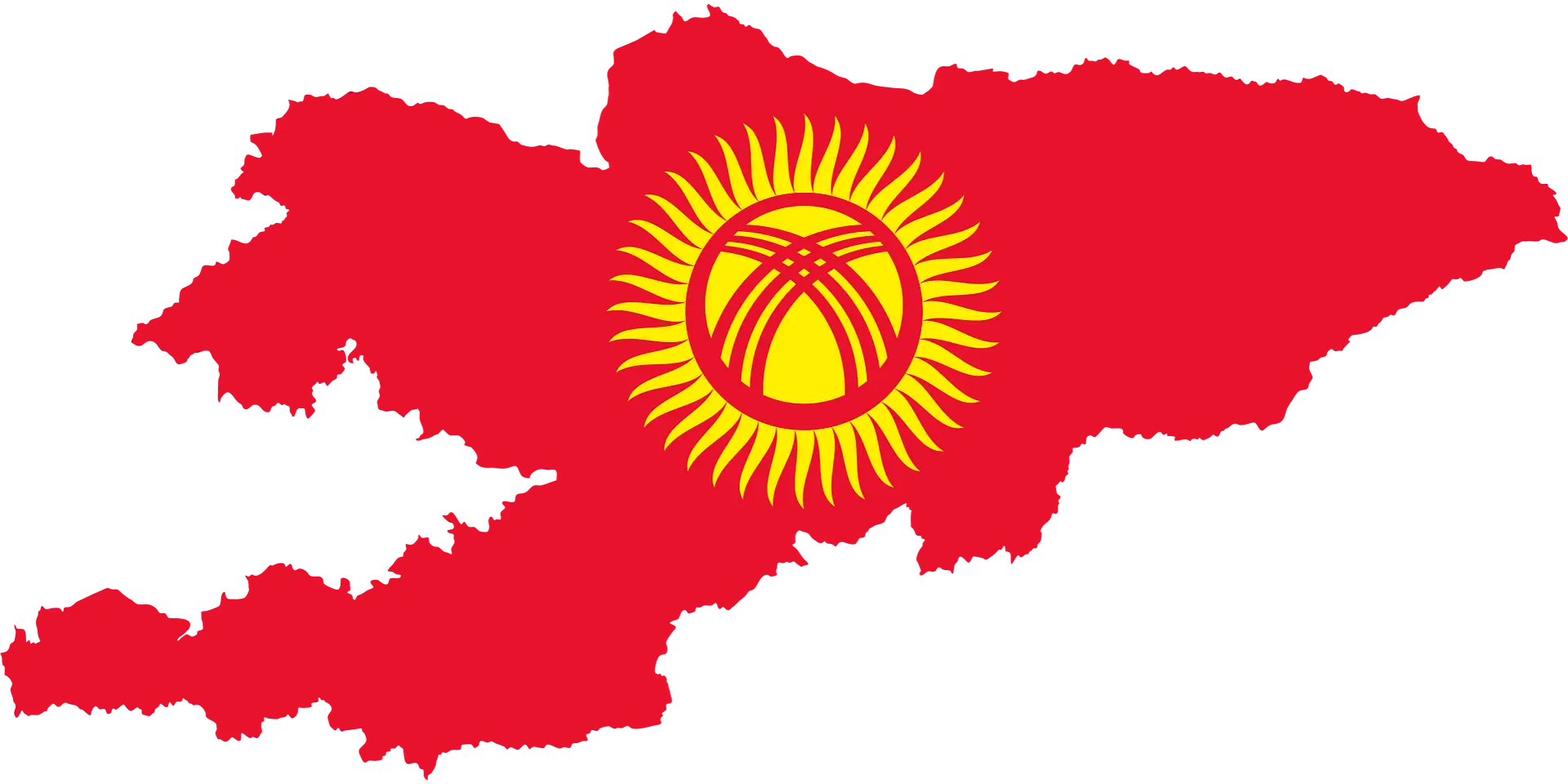 吉尔吉斯斯坦地图插画——吉尔吉斯斯坦加密货币交易所与买币指南